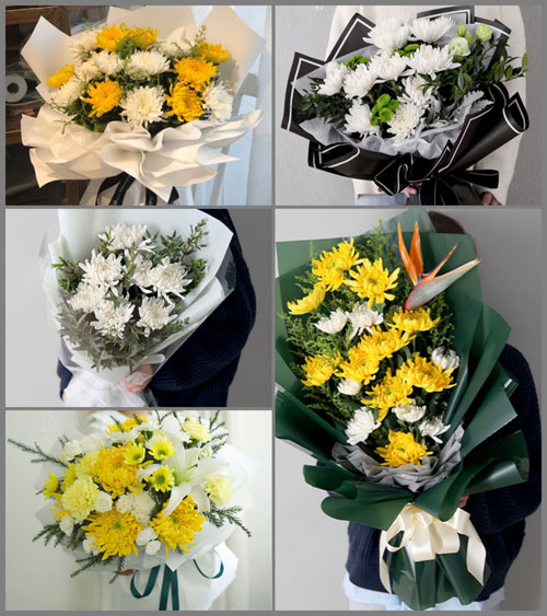 广东肇庆市四会市龙甫镇白石塘村白事花束代送